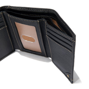 Pebble leather wallet