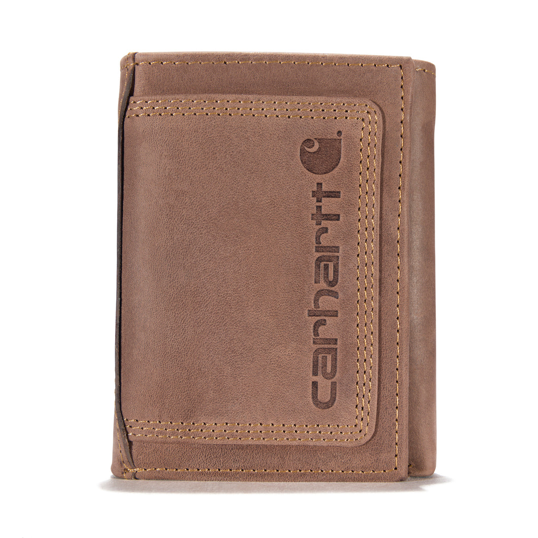 Brown leather Carhartt wallet