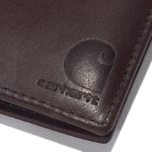 Close-up of Carhartt logo