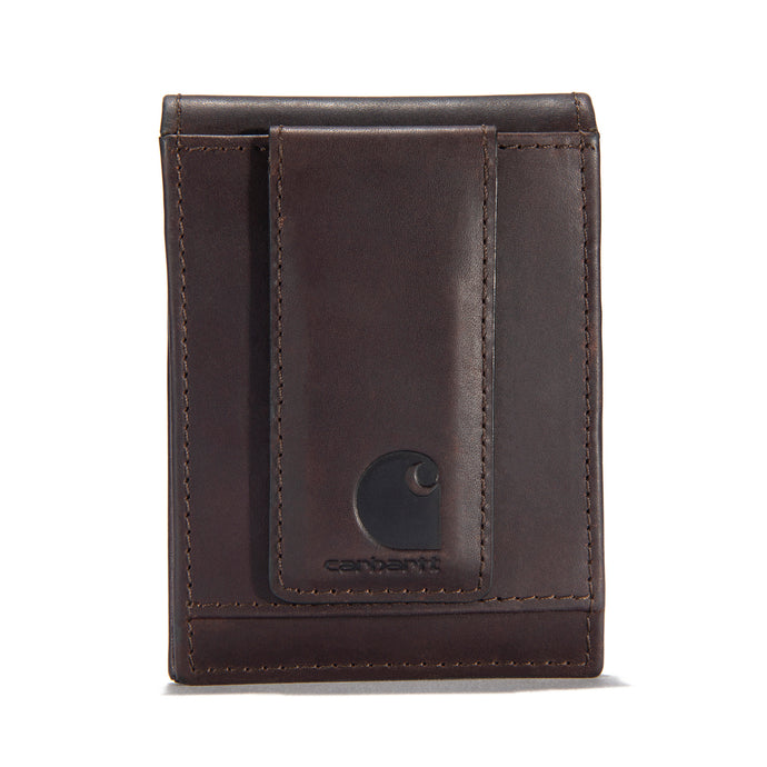 Oil tan front pocket leather wallet