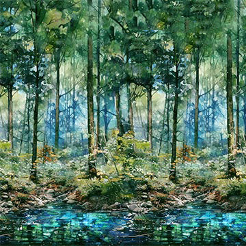Serenity Springs Collection Wide Back Cotton Fabric B29066-78