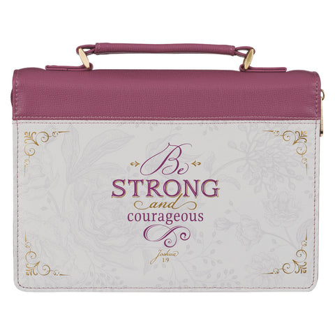 Be Strong and Courageous Bible Cover BBC769