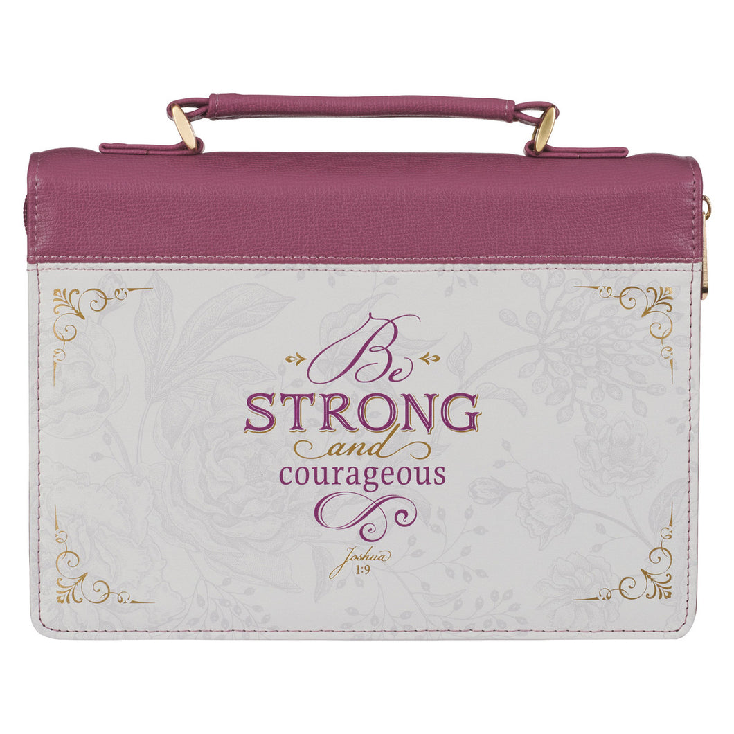 Be Strong and Courageous Bible Cover BBC769