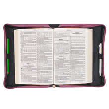 Bible and Pens Inside Bible Cover