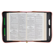 Bible and Pens Inside Bible Cover