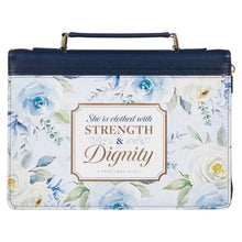 Front of Strength & Dignity Bible Cover