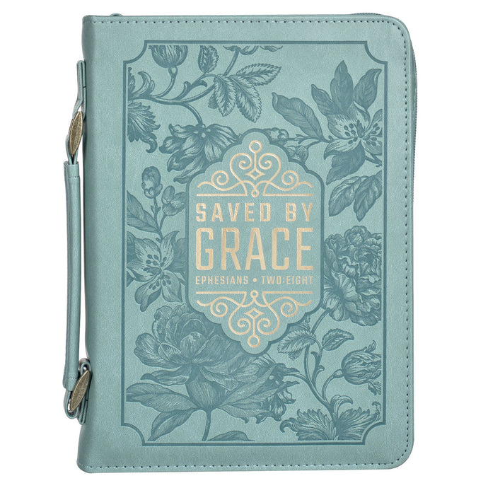 Front of Saved by Grace Bible Cover