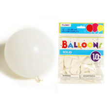 Solid Color White Balloons BL01