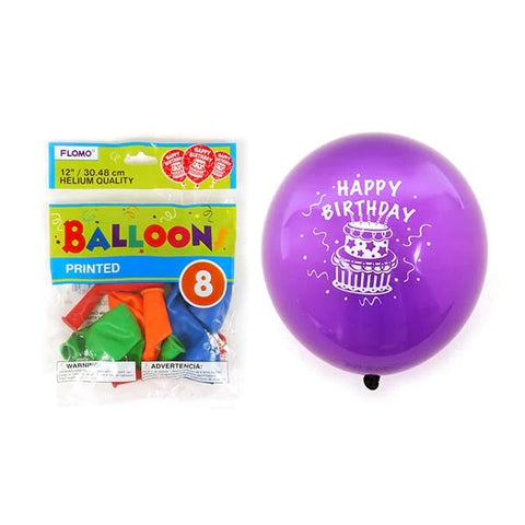 Printed Balloons Happy Birthday BL844