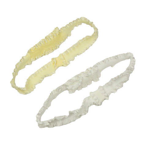 Wee Ones Infant Ruffled Headband 2-Pack BLPF
