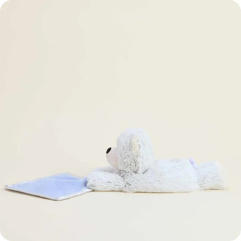 Marshmallow Bear Blankie Warmies BP-BEA-5 side