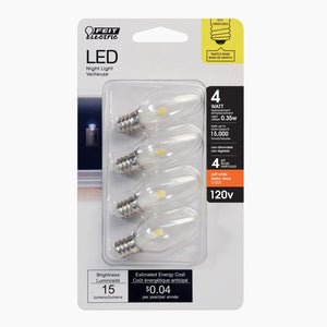 Soft White 4-Pack E12 LED Night Light Bulbs BP4C7