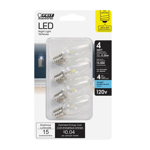 Daylight 4-Pack E12 LED Night Light Bulbs BP4C7