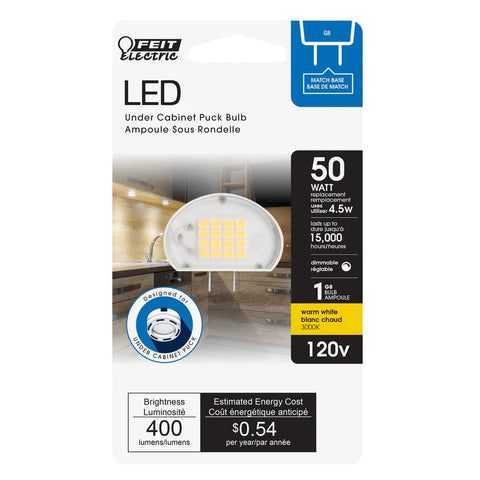 50W LED Under Cabinet Puck Light Bulb BP50G8830SULED