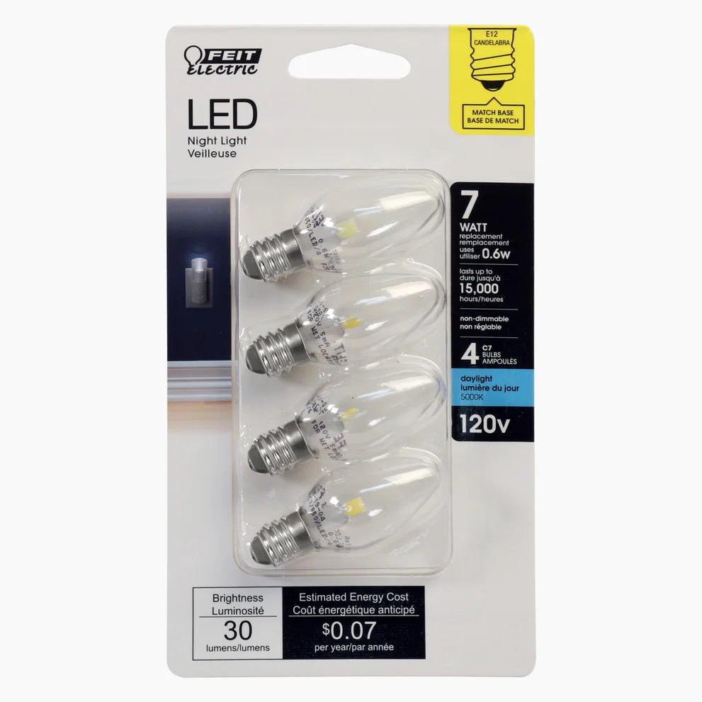 Feit 4-Pack 7W LED Night Light Bulbs BP7C7 – Good's Store Online