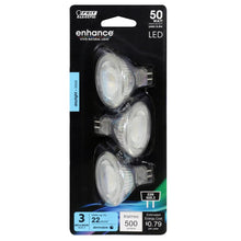 Daylight 3-Pack 50W MR16 Dimmable Enhance Reflector LED Light Bulbs BPEXN