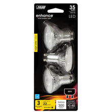 Bright White 3-Pack 35W MR16 GU10 Enhance Reflector LED Light Bulbs MR16GU109