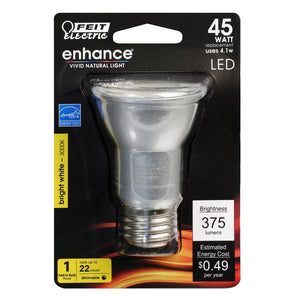 Bright White 45W Enhance PAR16 Dimmable Reflector LED Light Bulb PAR16/DM