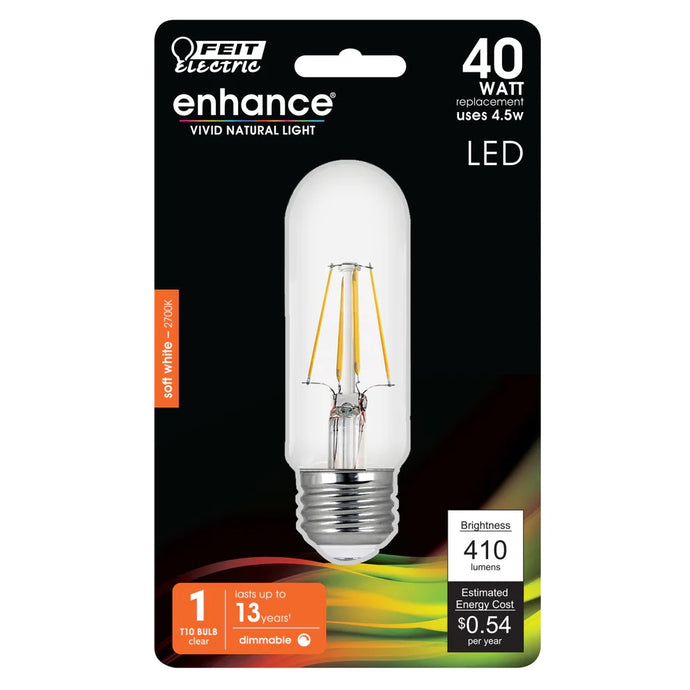 Soft White 40W Enhance T10 LED Light Bulb BPT10