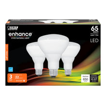 Soft White 3-Pack 65W BR30 Enhance Reflector LED Light Bulbs BR30DM/9