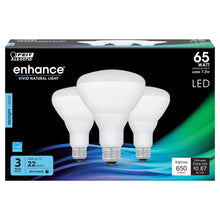 Daylight 3-Pack 65W BR30 Enhance Reflector LED Light Bulbs BR30DM/9