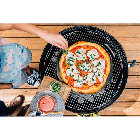 Lodge Cast Iron Pizza Pan in use
