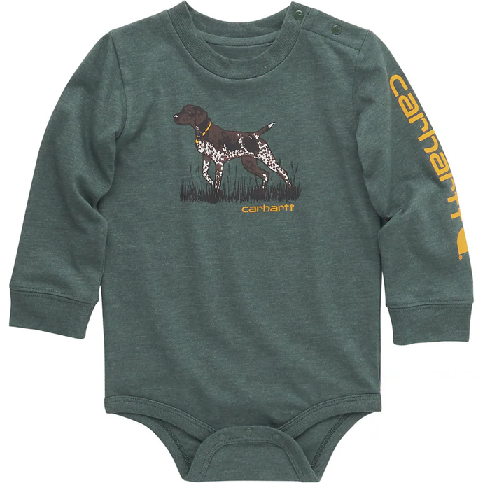 Baby Boy's Long-Sleeve Dog Bodysuit CA6555