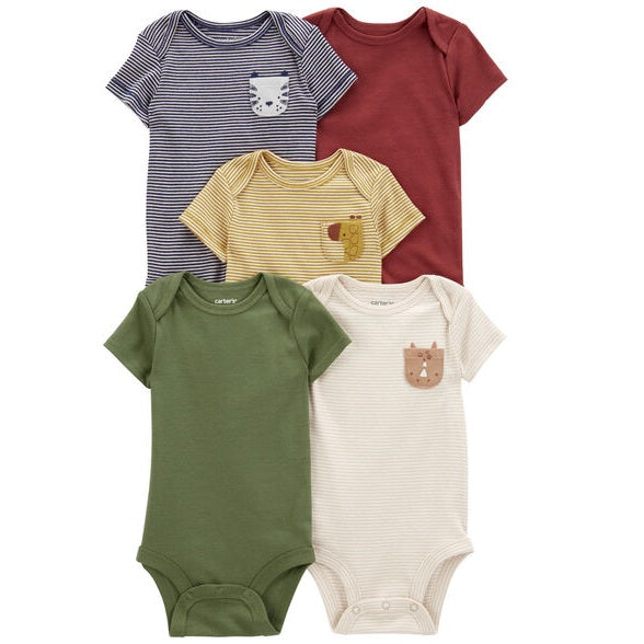 Baby Boys' 5-Pack Short-Sleeve Bodysuits 1R036710