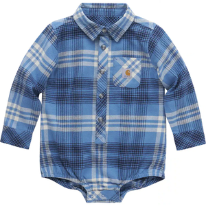 Baby Boys' Long-Sleeve Flannel Bodysuit CE8206