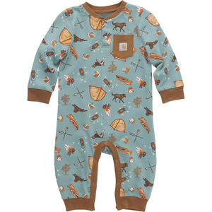 Baby Boys' Long-Sleeve Printed Coverall CM8764