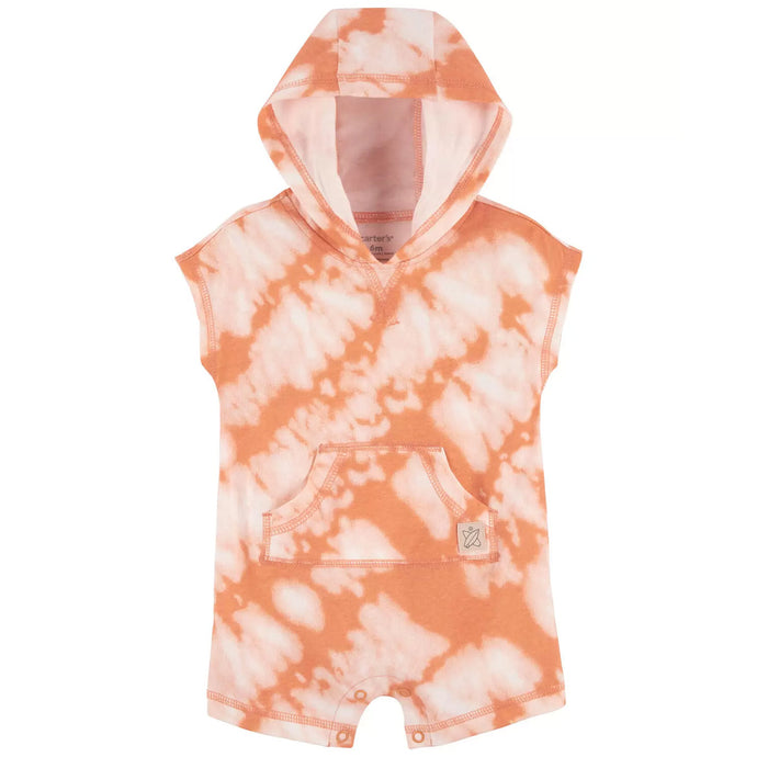 Baby Boys' Tie-Dye Hooded Cotton Romper 1R012610