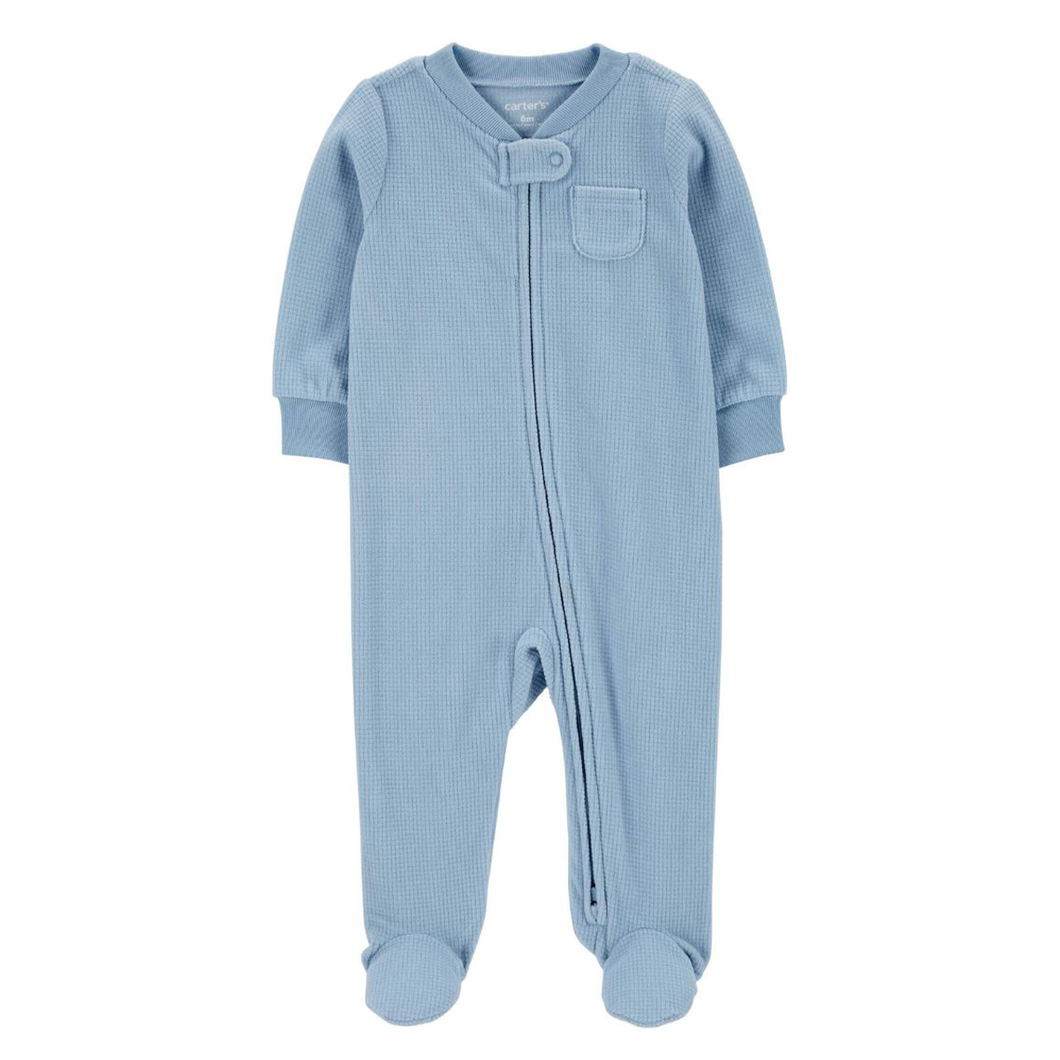 Baby Boys' Zip-Up Fleece Sleep & Play Pajamas 1R958710