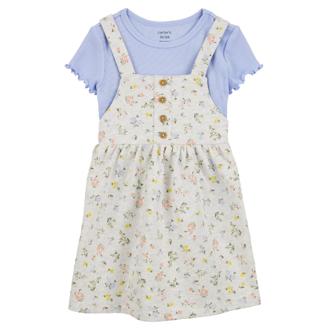 Baby Girls' 2-Piece Floral Dress Set S410610