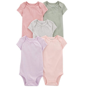 Baby Girls' 5-Pack Short-Sleeve Bodysuits 1R036210