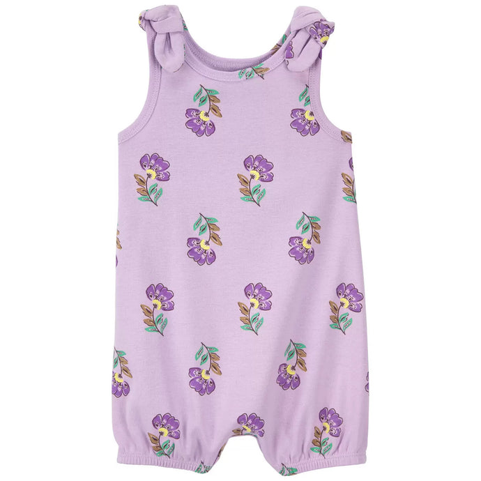 Baby Girls' Floral Cotton Romper 1R028910