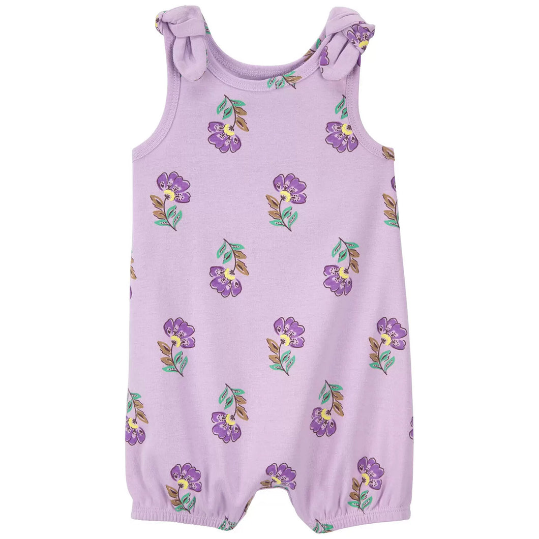 Baby Girls' Floral Cotton Romper 1R028910