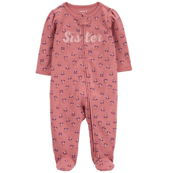 Baby Girls' Pink Little Sister Sleeper 1R062410-650