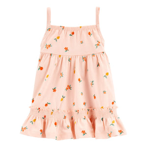 Baby Girls' Sleeveless Cotton Dress 1R022610 back