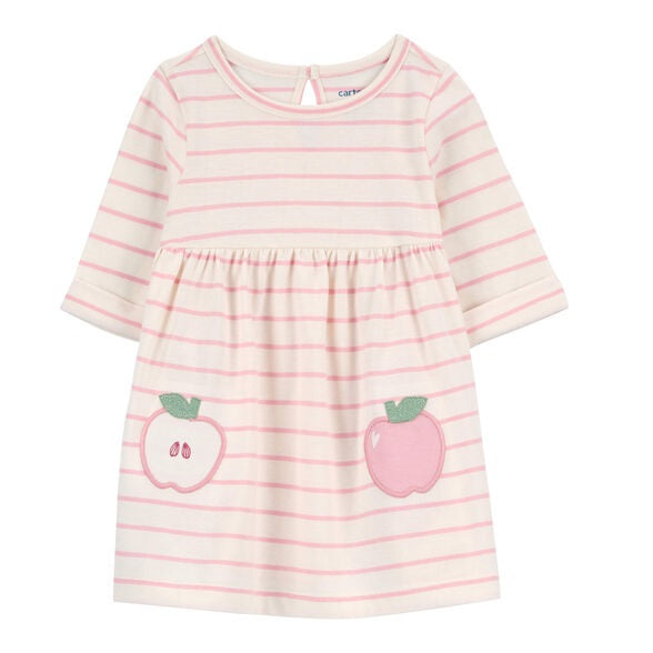 Baby Girls' Striped Apple Dress 1R545610-984