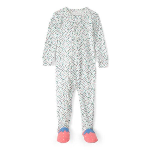Baby & Toddler Girls' Cotton Snug Fit Footed Pajamas 1U649410