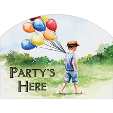 Spring & Summer Outdoor Plaque Balloon Boy