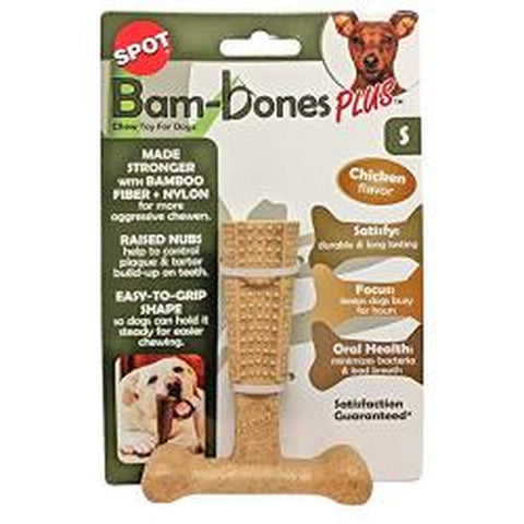 Bam-Bones Plus Chew Bones for Dogs T-Shape Chicken Flavor