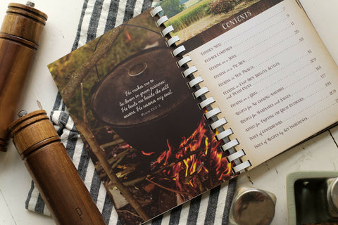 Table of Contents for Wanda Brunstetter's Amish Friends Outdoor Cookbook