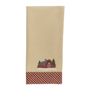 Barn Greetings Cloth Napkin 18 in. Square 9934