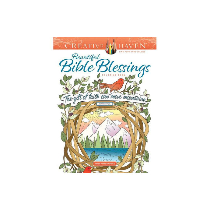 Beautiful Bible Blessings Coloring Book 9780486845579