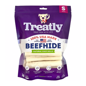 Beefhide Natural Chip Rolls 5 in. 18 pk 12114