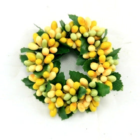 Yellow, Light Yellow & Light Green Tiny Berry ring.