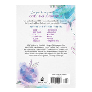 Bible Wisdom for Your Life: Women's Edition 9781636094472 back cover