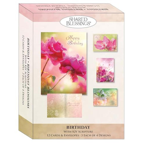 Birthday Blossoms Boxed Birthday Cards 22629