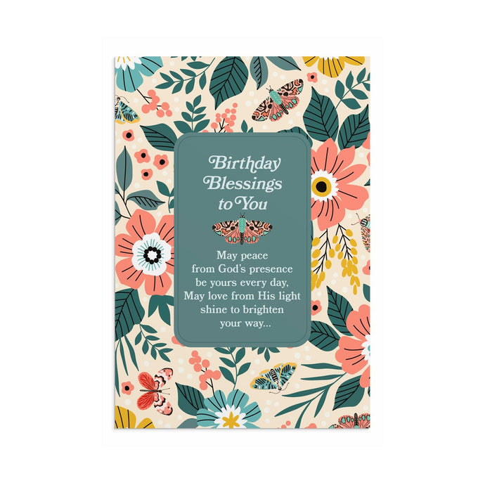 Floral Design Birthday Boxed Cards U1198 